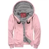 Anime Zip-Fleece-Hoodie, Dragon Ball Zip-Fleece-Hoodie, Majin Buu Zip-Fleece-Hoodie