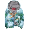 Anime Zip-Fleece-Hoodie, Pokemon Zip-Fleece-Hoodie