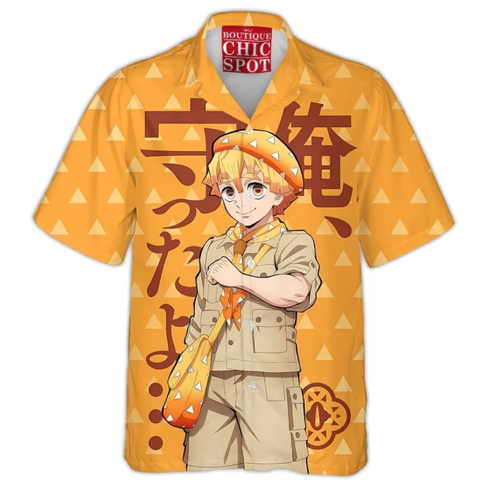 Demon Slayers Zenitsu Agatsuma Hawaiian Shirt