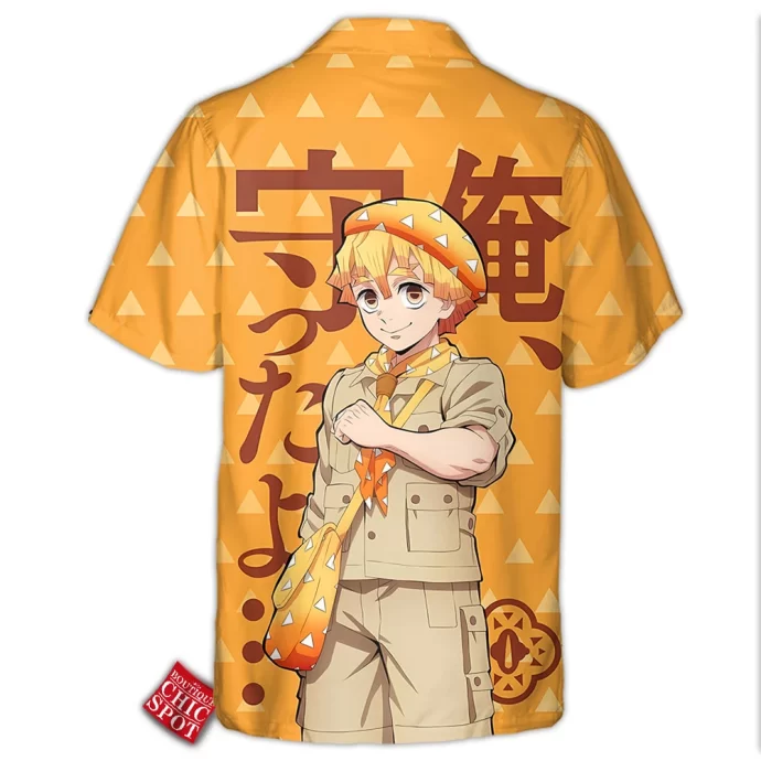 Demon Slayers Zenitsu Agatsuma Hawaiian Shirt