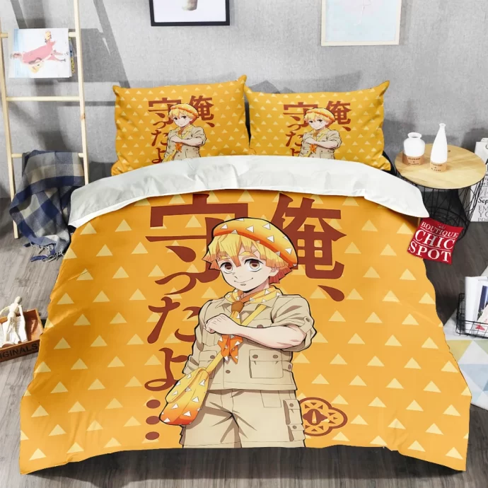 Demon Slayers Zenitsu Agatsuma Bedding Set