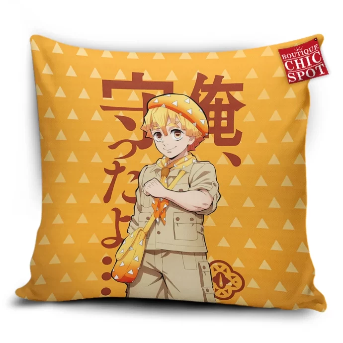 Demon Slayers Zenitsu Agatsuma Pillow Cover