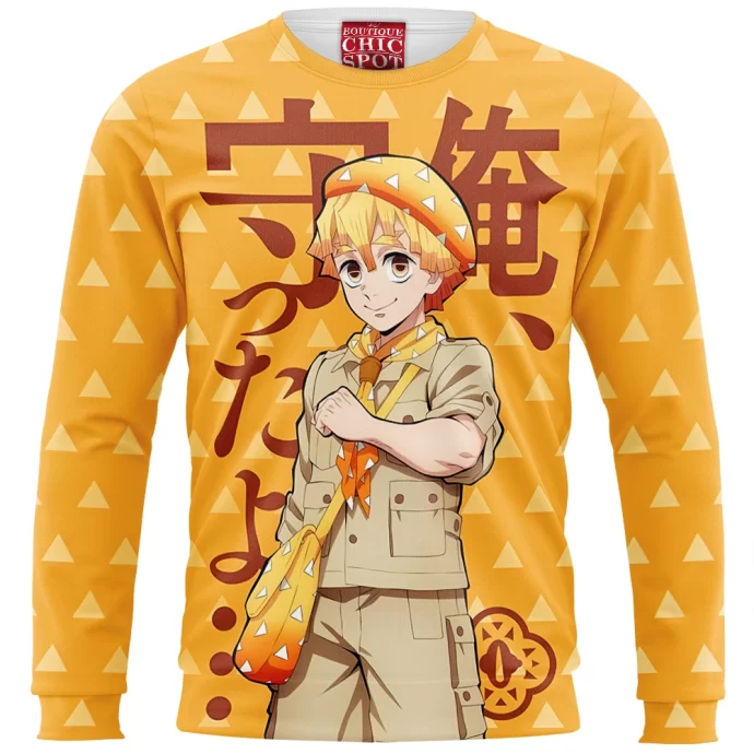 Demon Slayers Zenitsu Agatsuma Sweatshirt Thunder