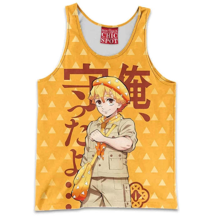 Demon Slayers Zenitsu Agatsuma Tank Top Thunder