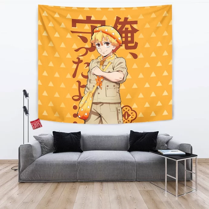 Demon Slayers Zenitsu Agatsuma Tapestry