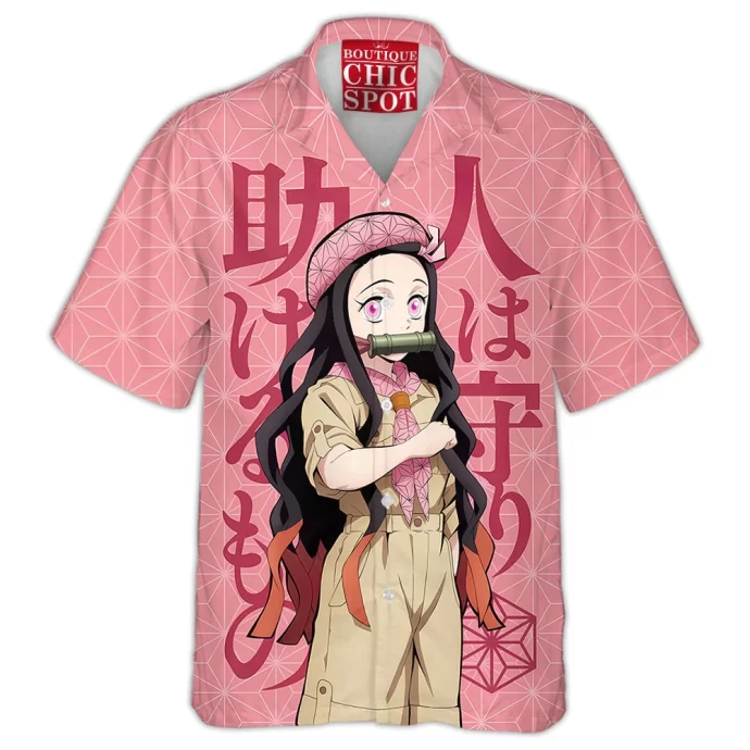 Demon Slayers Nezuko Kamado Hawaiian Shirt