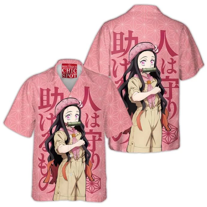 Demon Slayers Nezuko Kamado Hawaiian Shirt