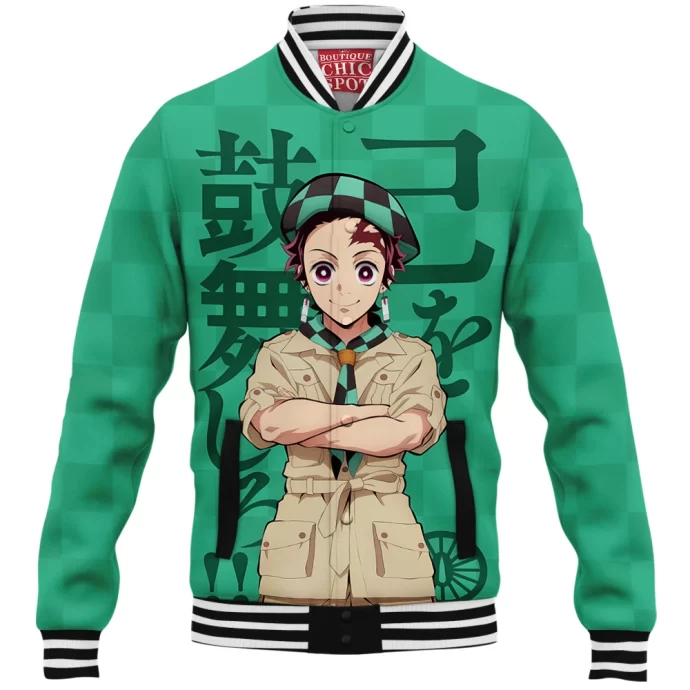 Demon Slayers Tanjiro Kamado Baseball Jacket