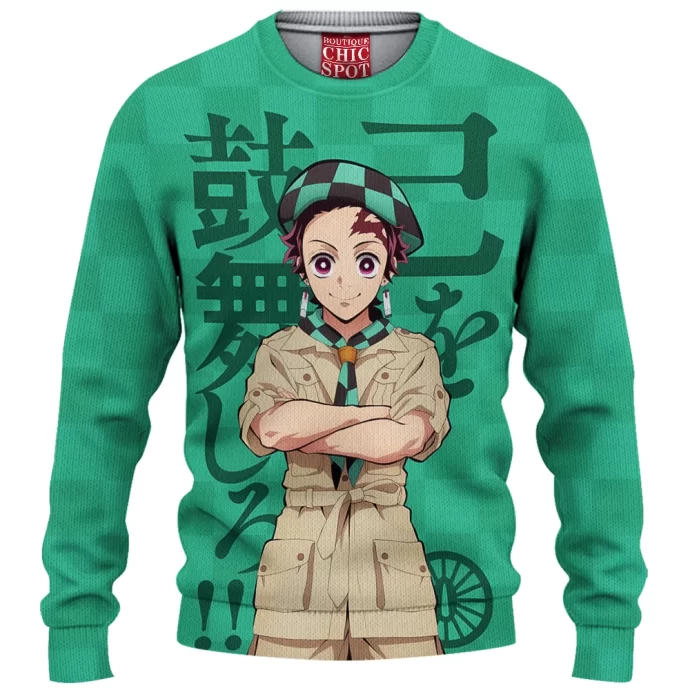 Demon Slayers Tanjiro Kamado Knitted Sweater