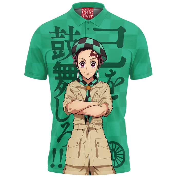 Demon Slayers Tanjiro Kamado Polo Shirt