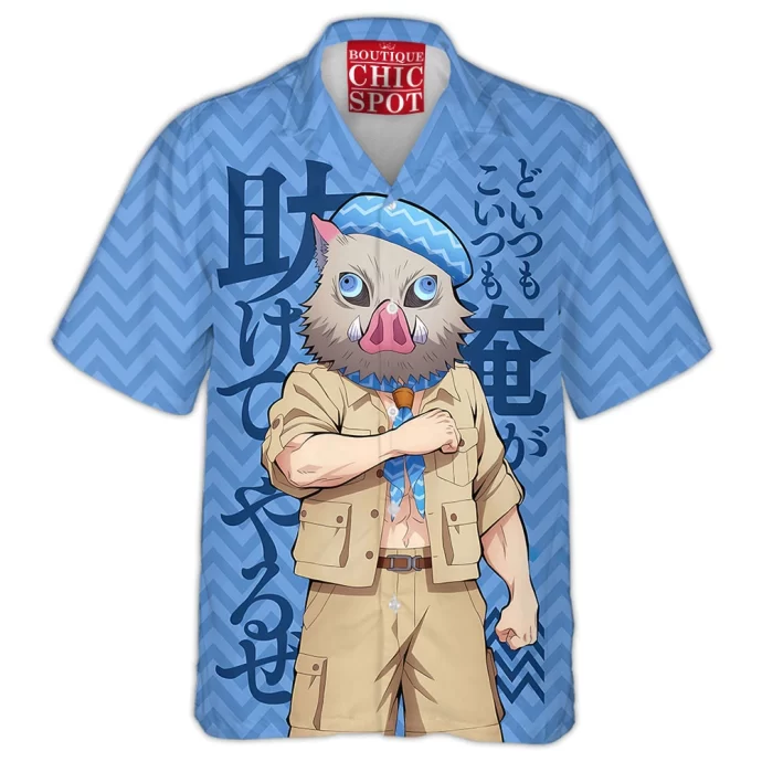 Demon Slayers Inosuke Hashibira Hawaiian Shirt