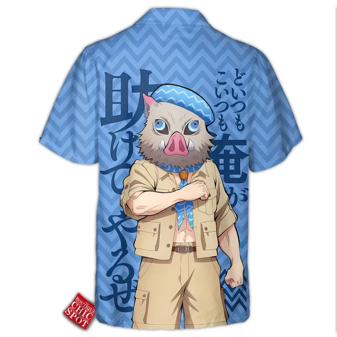 Demon Slayers Inosuke Hashibira Hawaiian Shirt