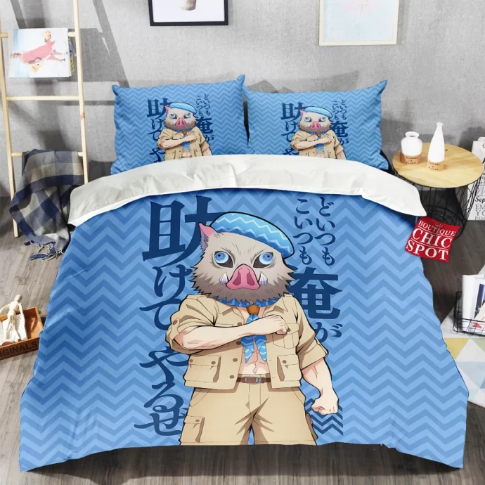 Demon Slayers Inosuke Hashibira Bedding Set