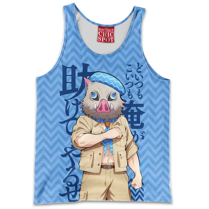 Demon Slayers Inosuke Hashibira Tank Top