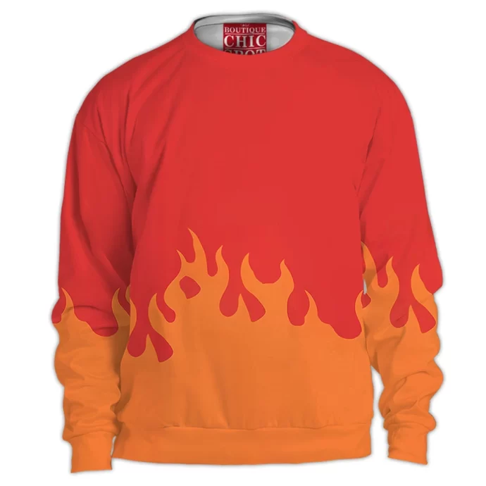 Demon Slayers Kyojuro Rengoku Sweatshirt Fire