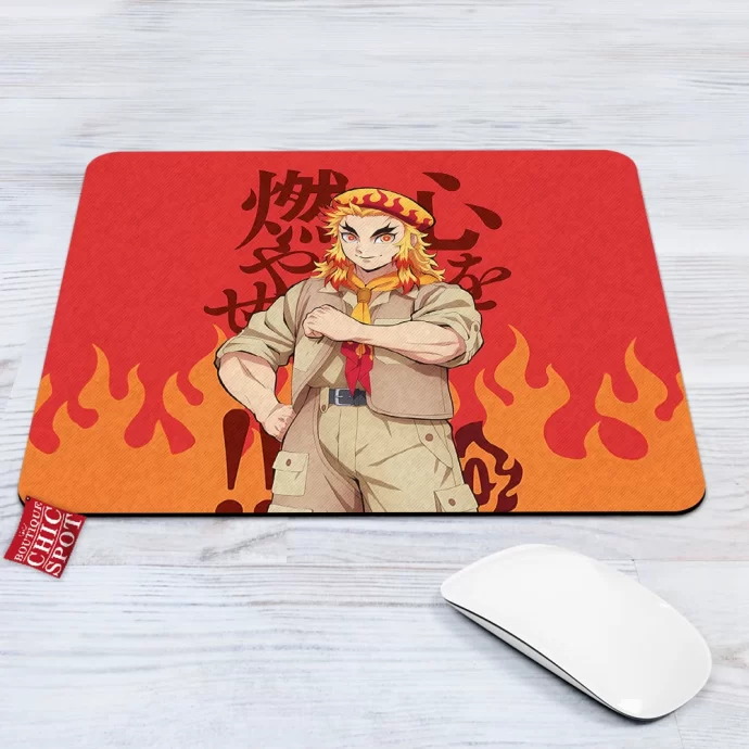 Demon Slayers Kyojuro Rengoku Mouse Pad