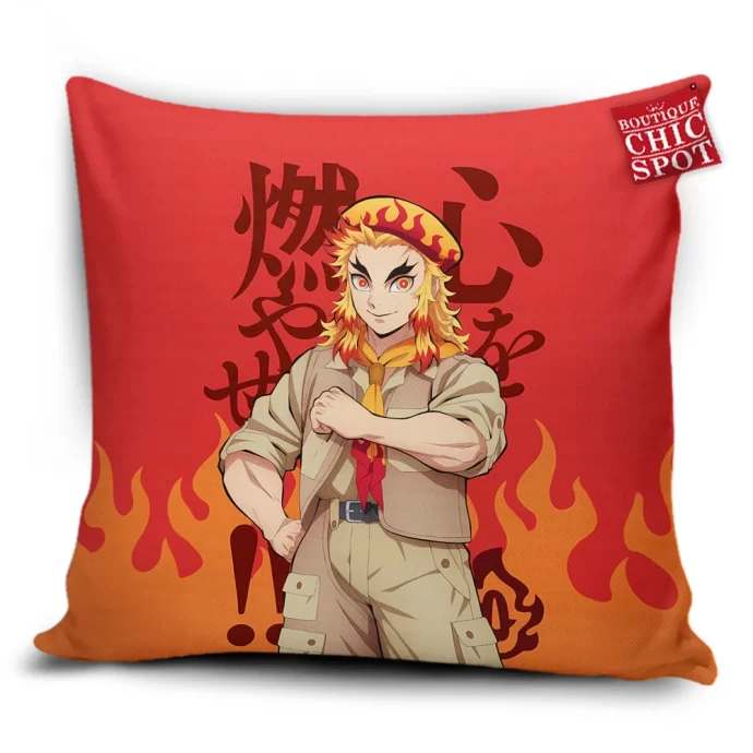 Demon Slayers Kyojuro Rengoku Pillow Cover