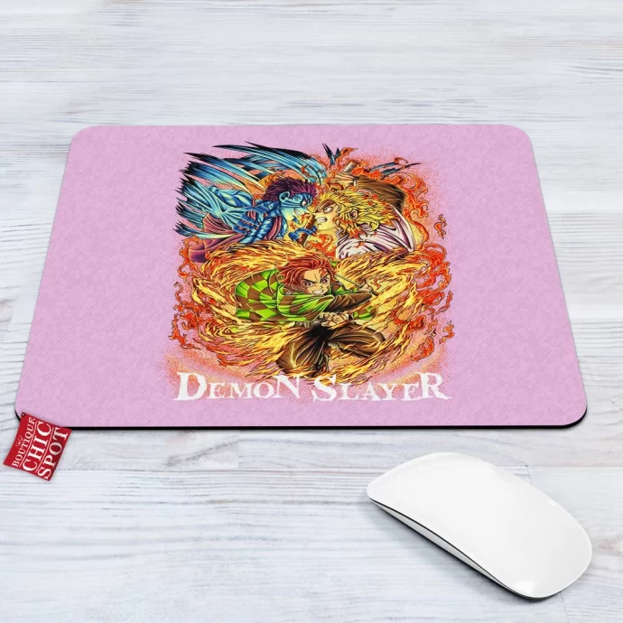 Demon Slayers Kyojuro Rengoku x Akaza Mouse Pad