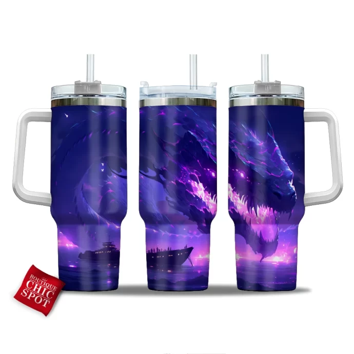 Fantasy Dragontopia Curved Tumbler