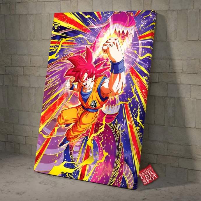 Dragon Ball Son Goku Canvas Wall Art