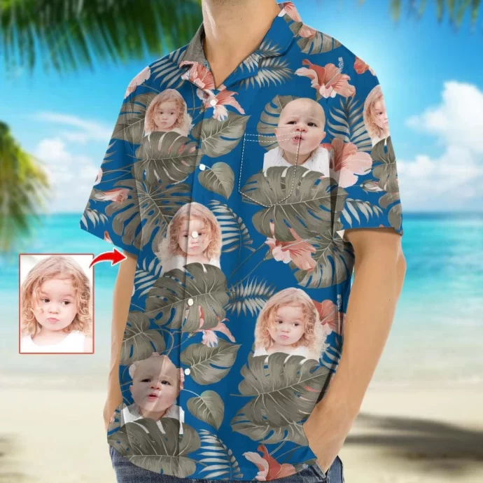 Personalized Gifts For Family 2024 Upload Photo Family Hawaiian Shirt K228