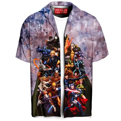 Comic Hawaiian-Shirt, Doctor Doom Hawaiian-Shirt, Dr Doom Hawaiian-Shirt, Fantastic Four Hawaiian-Shirt