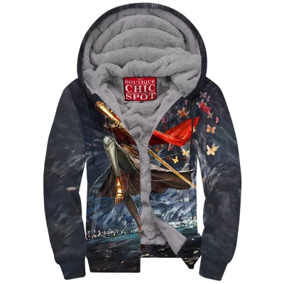 Elden Ring Zip-Fleece-Hoodie, Game Zip-Fleece-Hoodie