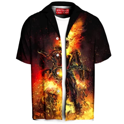 Comic Hawaiian-Shirt, Ghost Rider Hawaiian-Shirt