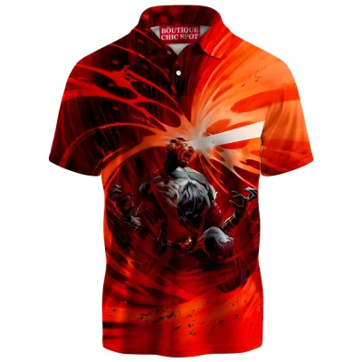 Comic Polo Shirt, Cyclops Polo Shirt, X-men Polo Shirt