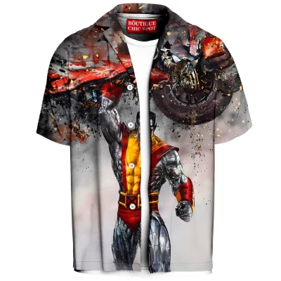 Colossus Hawaiian-Shirt, Comic Hawaiian-Shirt, X-men Hawaiian-Shirt