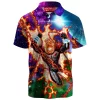 Comic Polo Shirt, Ghost Rider Polo Shirt