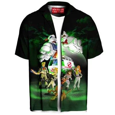 Cartoon Hawaiian-Shirt, Ghostbusters Hawaiian-Shirt, Horror Hawaiian-Shirt, Scooby-Doo Hawaiian-Shirt