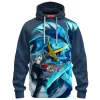 Anime Hoodie, Metagross Hoodie, Pokemon Hoodie