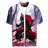 Fantasy Hawaiian-Shirt, Samurai Hawaiian-Shirt, Werewolf Hawaiian-Shirt
