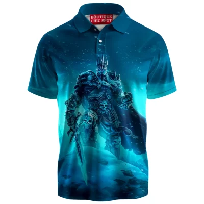 Game Polo Shirt, Lich King Polo Shirt, Dota Polo Shirt, Warcraft Polo Shirt