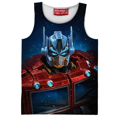 Optimus Prime Tank-Top, Sci-Fi Tank-Top, Transformers Tank-Top
