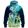 Anime Hoodie, Mega Gallade Hoodie, Mega Gardevoir Hoodie, Pokemon Hoodie