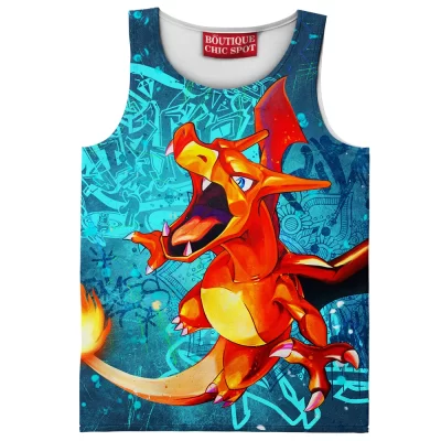 Anime Tank-Top, Charizard Tank-Top, Pokemon Tank-Top