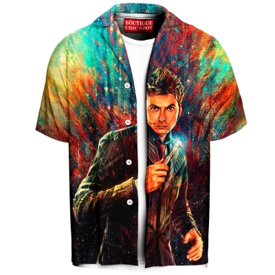Sci-Fi Hawaiian-Shirt, The Tenth Doctor Hawaiian-Shirt, Doctor Who Hawaiian-Shirt