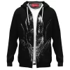 Alien Zip-Hoodie, Horror Zip-Hoodie, Sci-Fi Zip-Hoodie, Xenomorph Zip-Hoodie