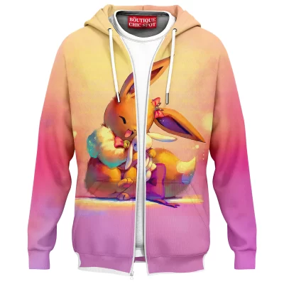 Anime Zip-Hoodie, Eevee Zip-Hoodie, Pokemon Zip-Hoodie