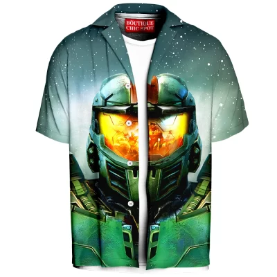 Game Hawaiian-Shirt, Halo Hawaiian-Shirt, Master Chief Hawaiian-Shirt