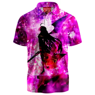 Anime Polo Shirt, Konno Yuuki Polo Shirt, Sword Art Online Polo Shirt