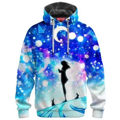 Anime Fleece-Hoodie, Hoshimachi Suisei Fleece-Hoodie, Virtual YouTuber Fleece-Hoodie