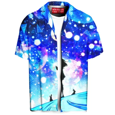 Anime Hawaiian-Shirt, Hoshimachi Suisei Hawaiian-Shirt, Virtual YouTuber Hawaiian-Shirt