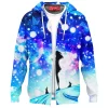 Anime Zip-Hoodie, Hoshimachi Suisei Zip-Hoodie, Virtual YouTuber Zip-Hoodie