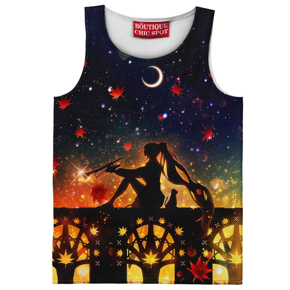 Anime Tank-Top, Higuchi Kaede Tank-Top, Virtual YouTuber Tank-Top 1 L HIEU AUTO BCS 13 Tank Top MOCKUP FRONT