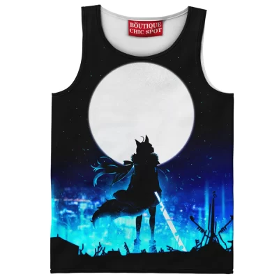 Anime Tank-Top, Shirakami Fubuki Tank-Top, Virtual YouTuber Tank-Top