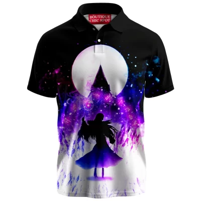 Anime Polo Shirt, Fate Stay Night Polo Shirt, Scathach Polo Shirt