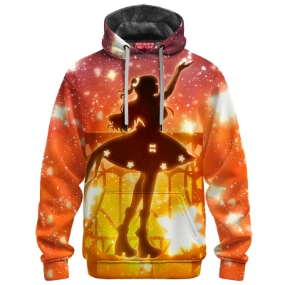 Anime Fleece-Hoodie, Momosuzu Nene Fleece-Hoodie, Virtual YouTuber Fleece-Hoodie